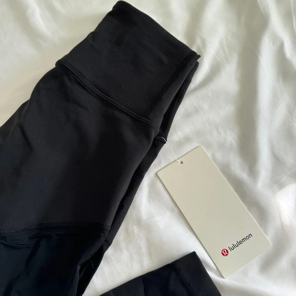 🆕🖤 Lululemon Wunder Train Mesh HR Tight 25” - Black - Picture 4 of 12